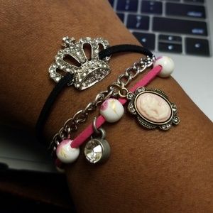 Queen Handmade layered bracelet